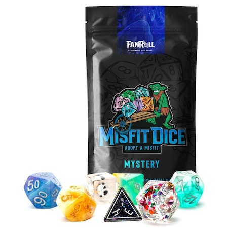 Strategy Agon Mystery Misfit Resin Polyhedral Dice Set ST3301269